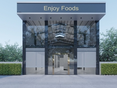 Thiết kế Nhà thép tiền chế - ShowRoom kết hợp văn phòng làm việc