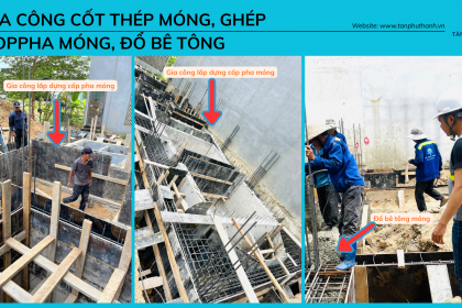 Quy trình thi công móng cọc nhồi và móng băng 2 phương khác nhau như thế nào