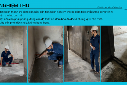 Công tác ốp lót gạch hoàn thiện đúng chuẩn
