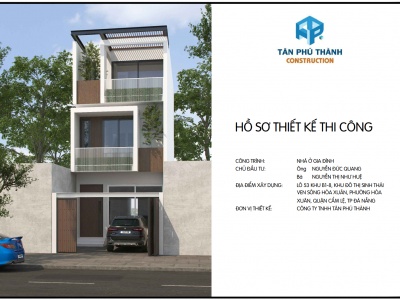 Nhà phố 3 tầng hiện đại ở Đà Nẵng