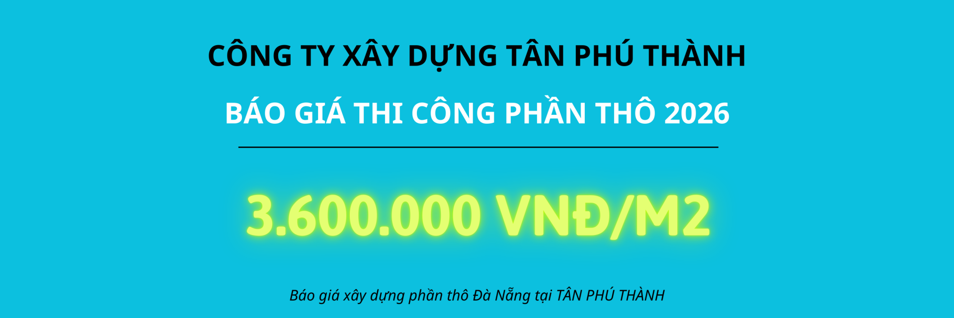 báo giá thi công phần thô tại Đà nẵng 2026