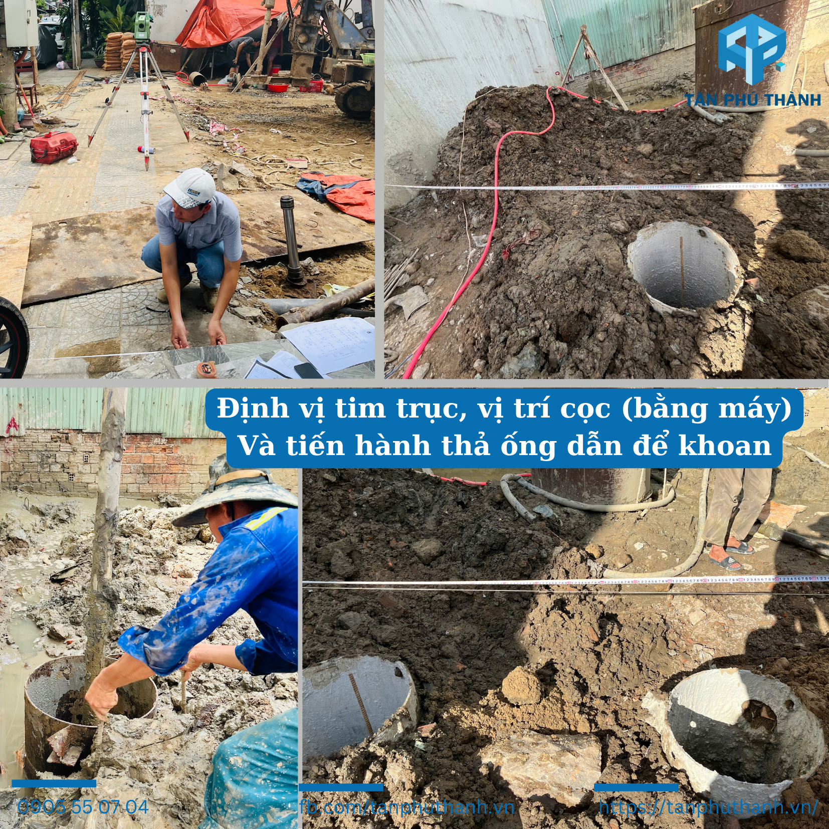 quy trình thi công móng nhà phố