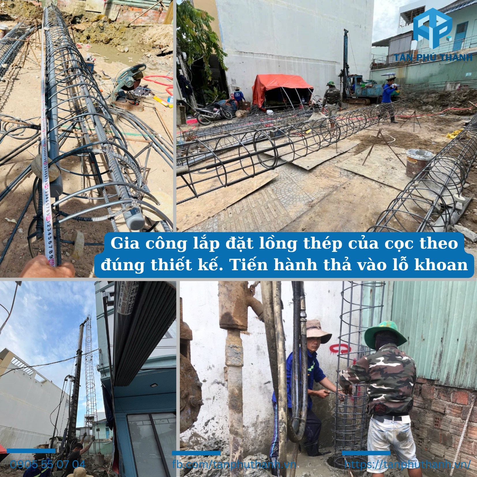 quy trình thi công móng nhà phố