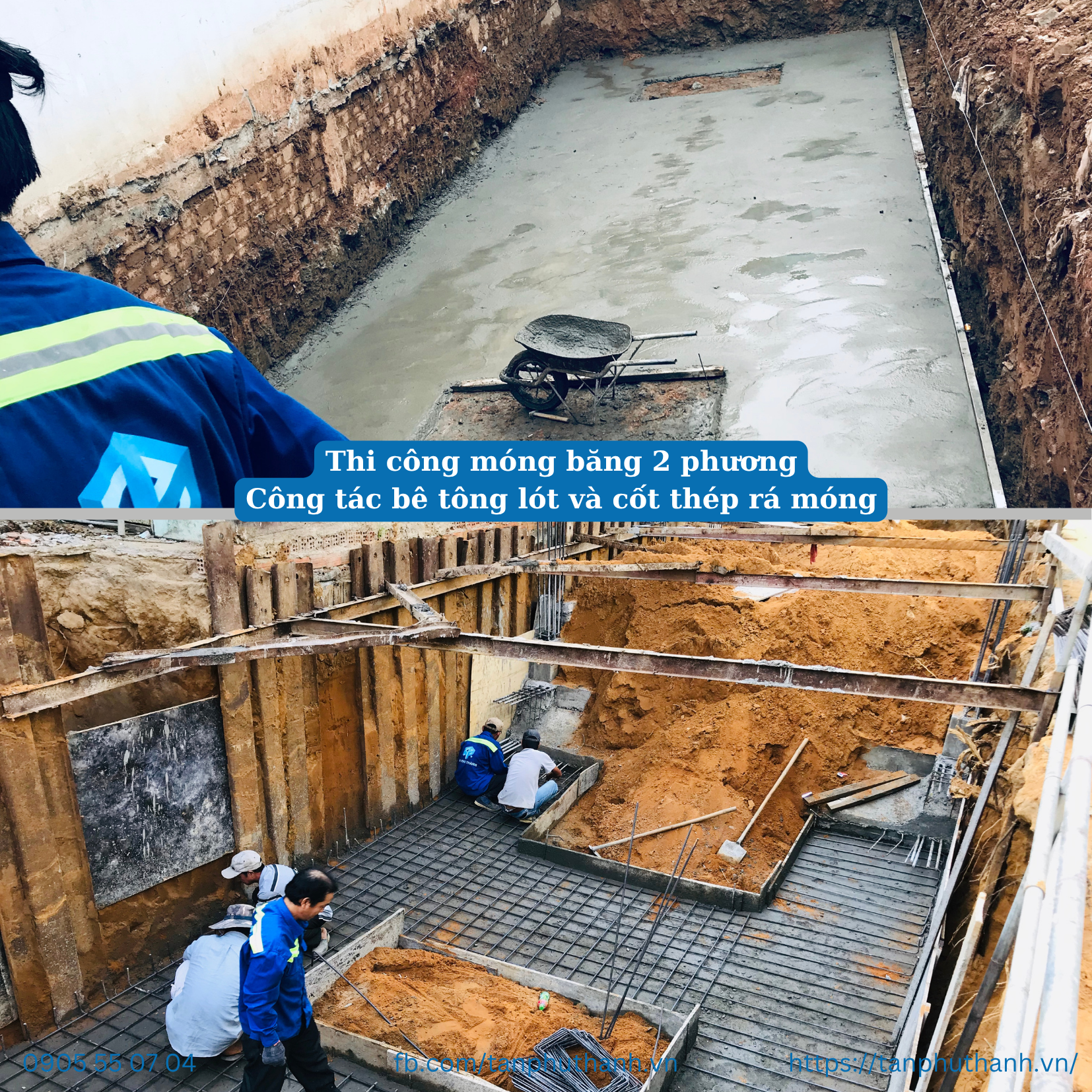 Thi công phần móng nhà dân đúng cách
