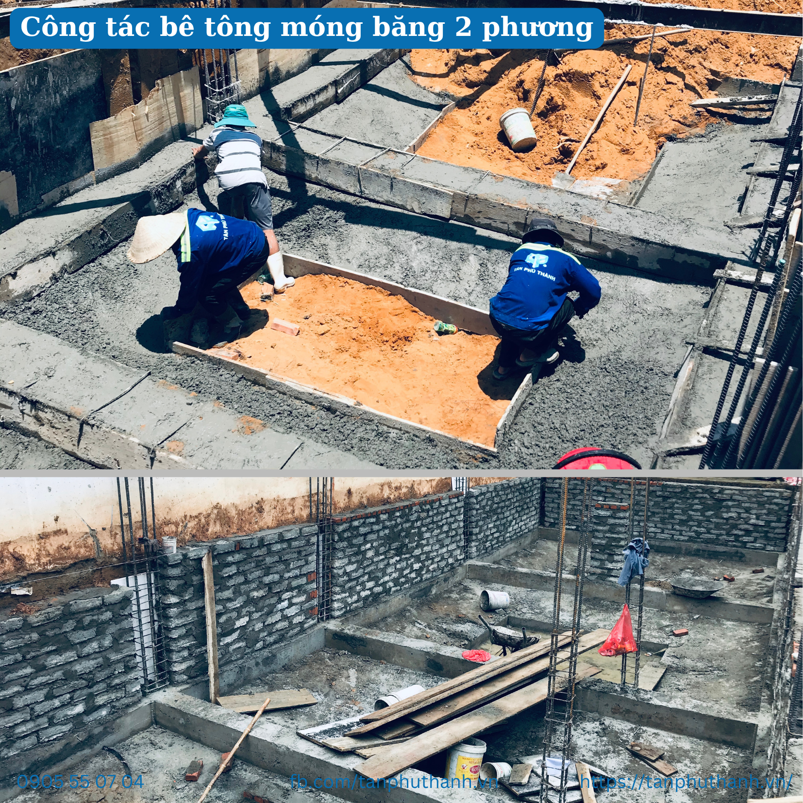 Thi công phần móng nhà dân đúng cách